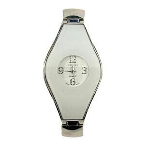 BIJOUX TERNER Women's WHITE WATCH Band Bracelet - NEW BATTERY
